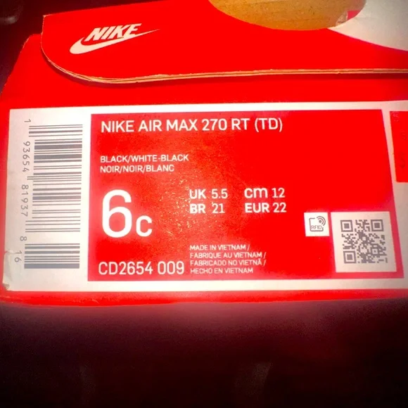 Nike Air Max 270 RT Size 6 - Picture 5 of 5